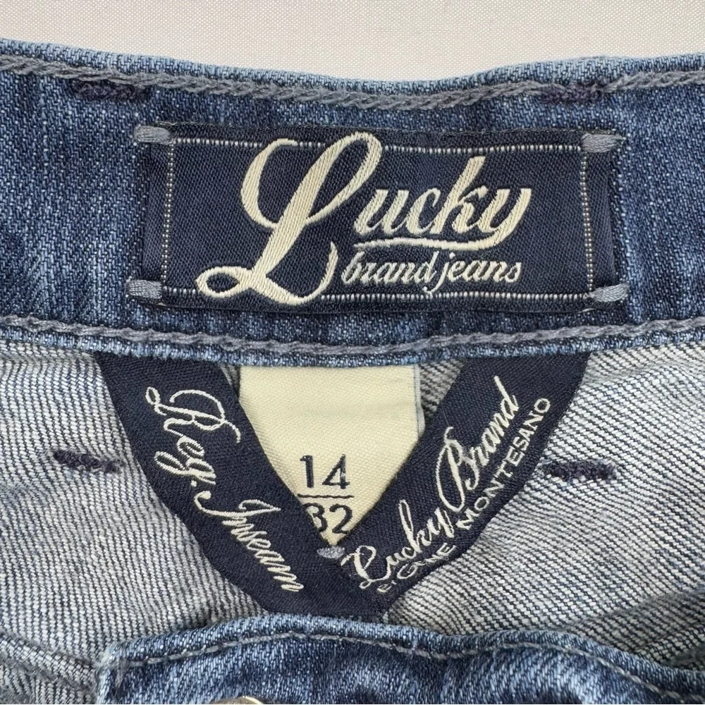Lucky Brand‎ Women’s Neopolitan Easy Ryder 5 Pocket Denim Jeans Size 14/ 32x30